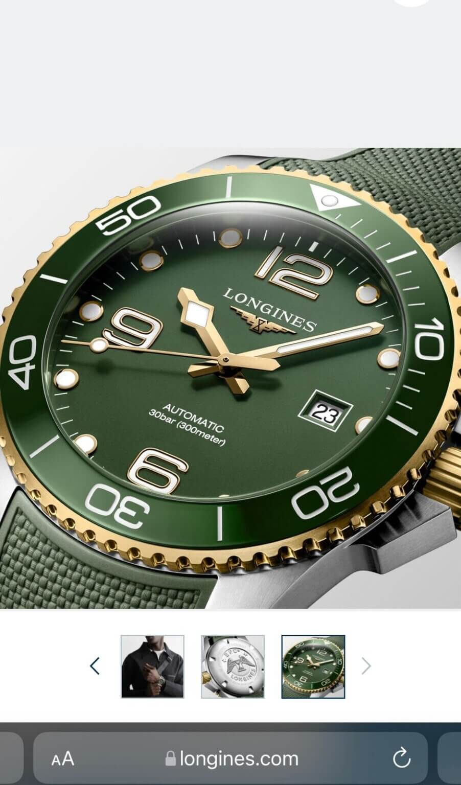 Longines HydroConquest Automatic https://spacetimewatch.com/shop/longines-hydroconquest-automatic-43-mm/