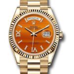 Rolex Day Date 40 Carnelian Orange