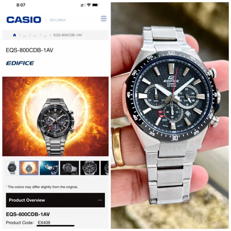 Casio  Edifice EQS-800CDB