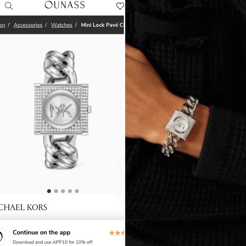 Michael Kors Lennox crystals 5 https://spacetimewatch.com/shop/michael-kors-lennox-crystals-silver/