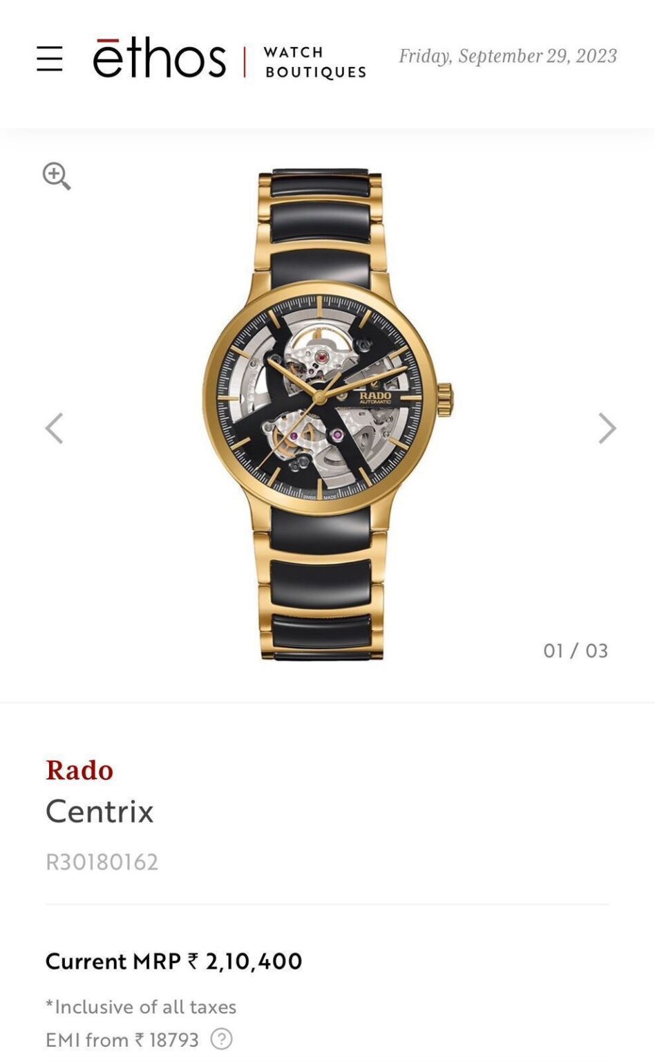 a3e88a59 b7ef 4de7 b59a 4070d944b55f https://spacetimewatch.com/shop/rado-centrix-automatic/