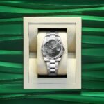 First copy Rolex DateJust watches New Oyster Perpetual grey dial stainless steel bracelet