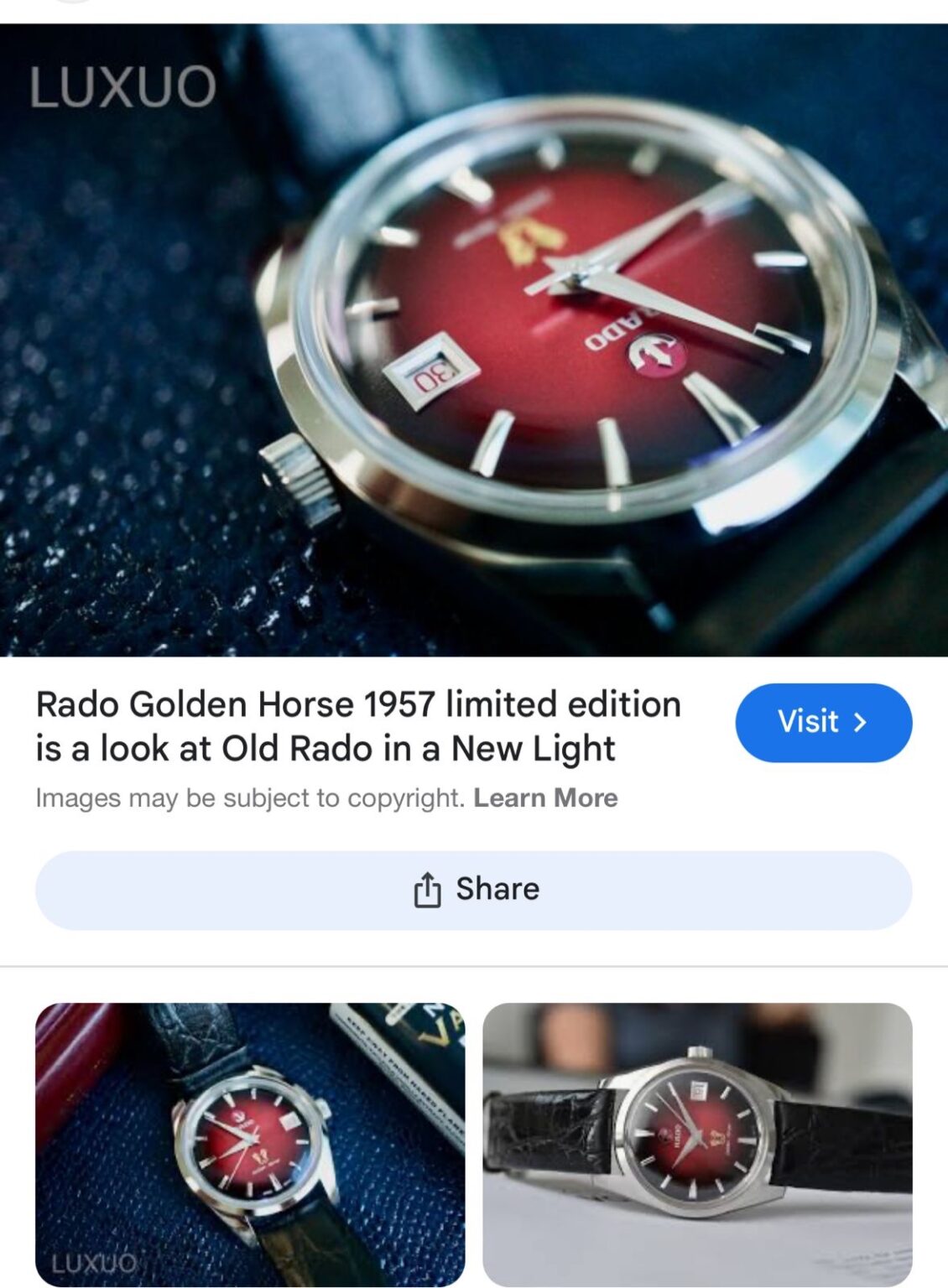 Space Time Watch First Copy
