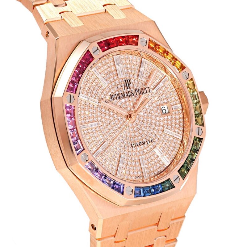99d98077 c185 4670 a03f 8f43f4fdefdb https://spacetimewatch.com/shop/audemars-piguet-royal-oak-rainbow-diamond-edition-new/