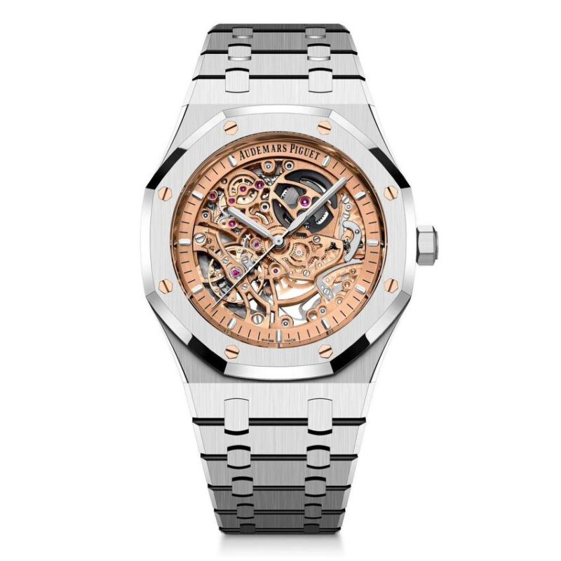 Audemars Piguet Royal Oak Skeleton Salmon