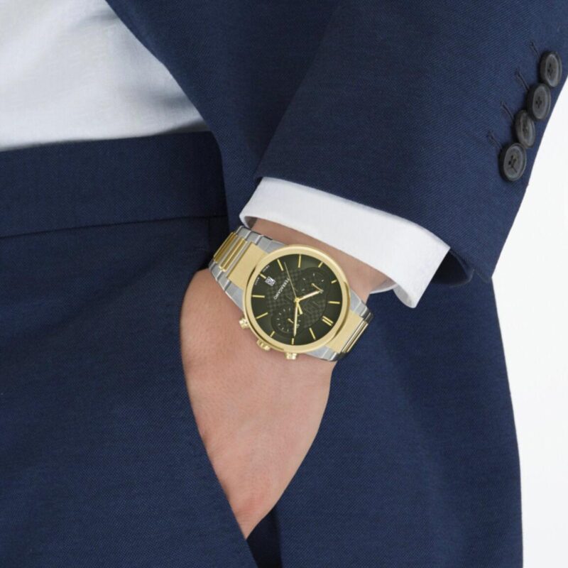 FERRAGAMO GREEN CHRONOGRAPH SFME0122