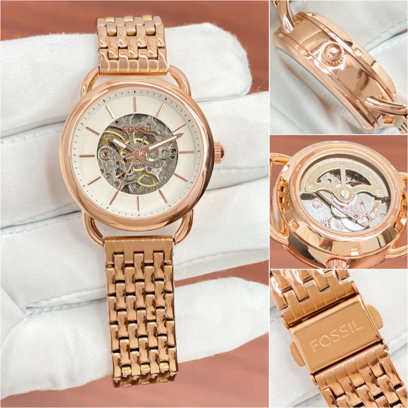 Fossil Analog Rose Gold