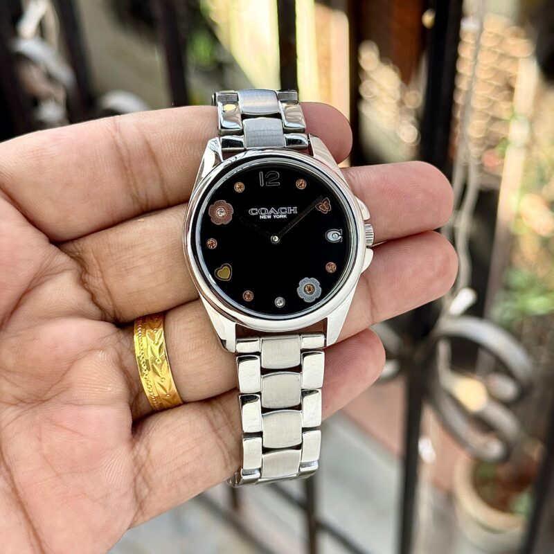 Coach Greyson Black Dial