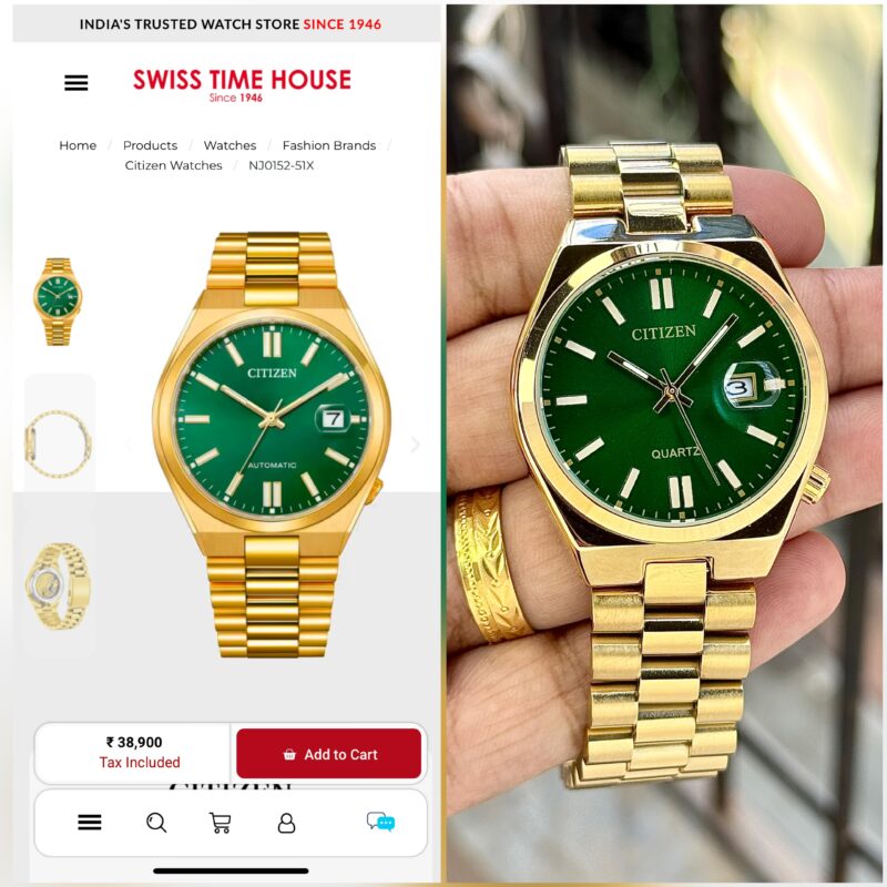 Space Time Watch First Copy