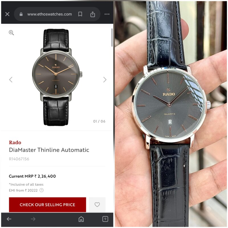 Space Time Watch First Copy