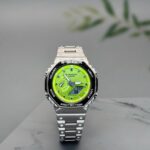 G shock Gm 2100d Silver Green