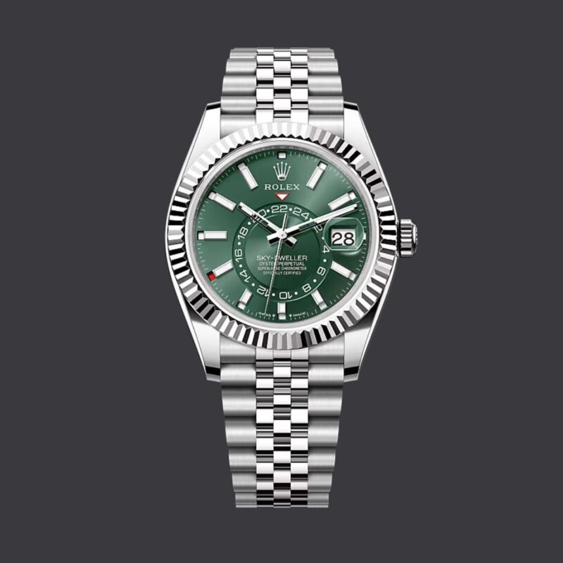 ROLEX SKY-DWELLER GREEN AUTOMATIC
