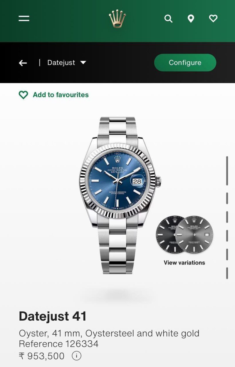 Space Time Watch First Copy
