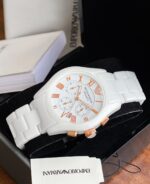 Emporio Armani White Ceramic First Copy Watch