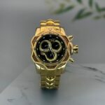 Brand-INVICTA Model-Venom Quality-7a Gender-Men’s  Band-Golden  Dial-Black