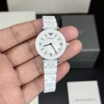 Emporio Armani Model-ceramic Quality-7a Gender-ladies  Belt-Ceramic Round Dial  Movement-Quartz
