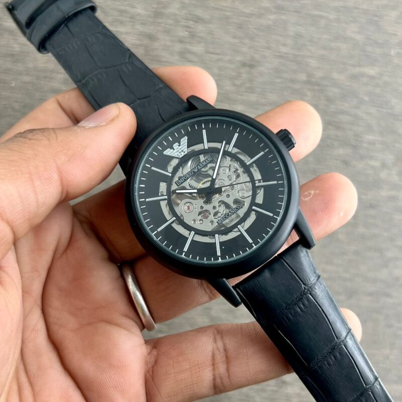 Emporio Armani Black Watch AR60008 Automatic Movment