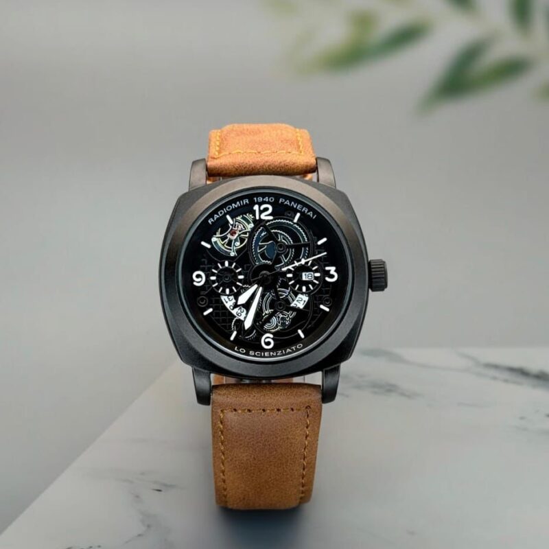 Brand-Radiomir Panerai Model-Rp Quality-7a Gender-Men’s  Band-Leather  Dial-Black