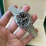 Rolex For Men 7AA Premium Collection Model - Rolex GMT II Silver Dial Size - 41mm