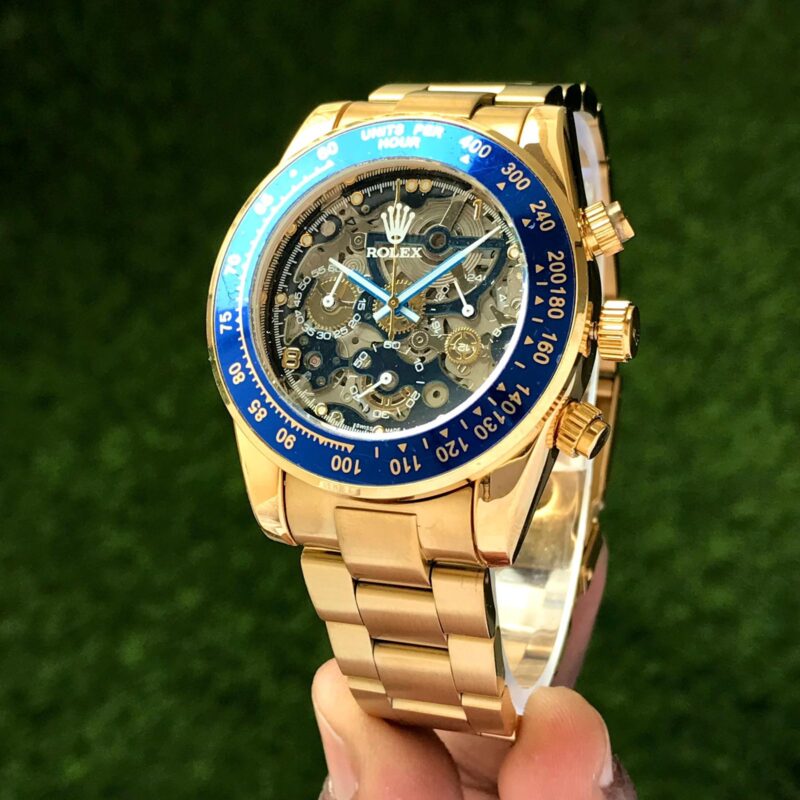Rolex  For Men’s Model Daytona Blue Skeleton
