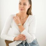 GUESS For Her  7AA Premium Series Model - Goldan bracelet fancy